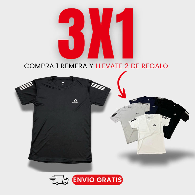 3X1 REMERAS CALIDAD PREMIUM - OFERTA DISPONIBLE POR TIEMPO LIMITADO