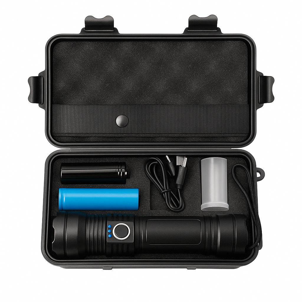Linterna Táctica Laser Titanium [ULTRA POTENTE]