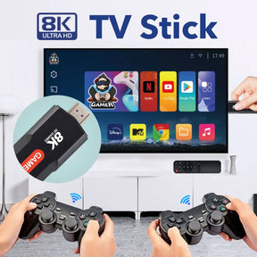 GAME TV STICK PRO-CANALES PREMIUM CON +30.000 JUEGOS