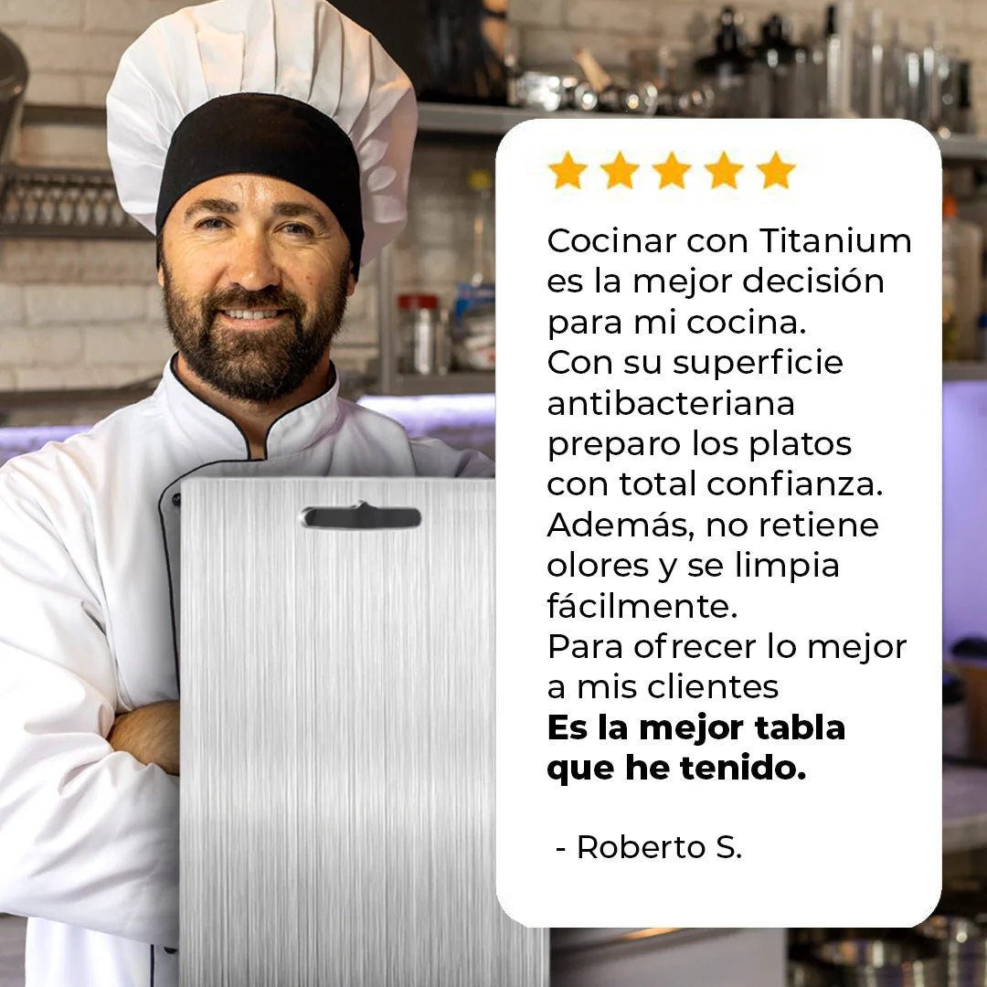 Tabla de cortar TITANIUM Antibacterias