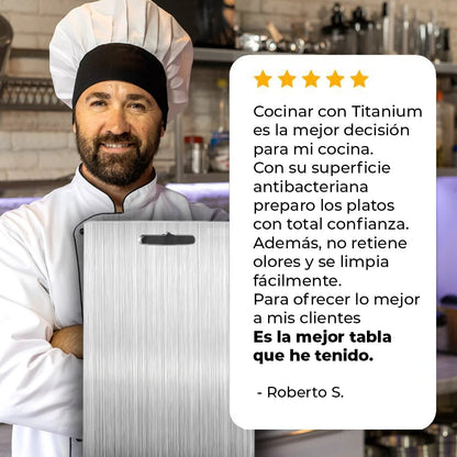 Tabla de cortar TITANIUM Antibacterias